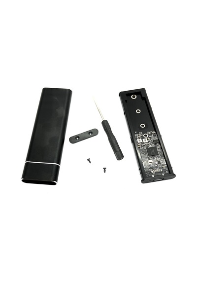 Aogo Ngff/m.2 Nvme Ssd Kutu 2 Si 1 Arada Usb C 10 Gbps Alimunyum