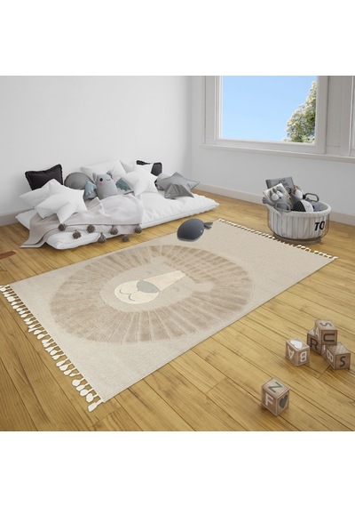 Dolce Vita Halı Kids 478 Lion Çocuk Odası Halısı Bej