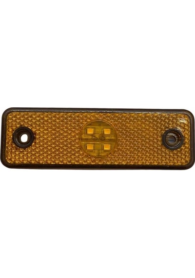 24v Yan Sinyal Lambası Dorse Side Marker 4 Ledli Turuncu 98 32 Mm