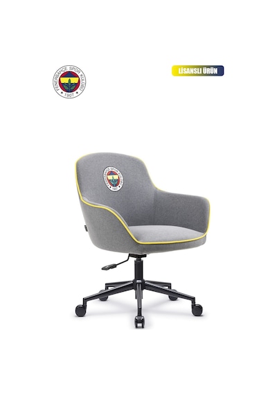 Fanchair X Fenerbahçe Icon Gri Kumaş Çalışma Koltuğu-80
