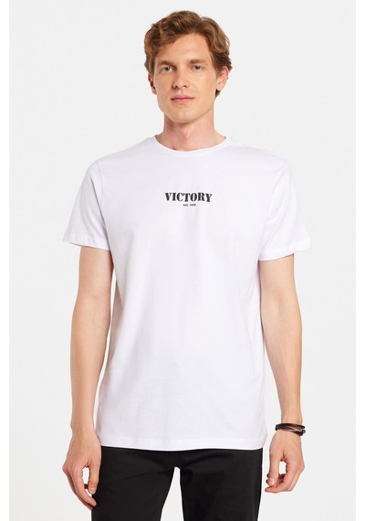 Tudors Erkek Slim Fit Dar Kesim %100 Pamuk Yumuşak Dokulu Baskılı Beyaz Bisiklet Yaka Tişört-34852 Beyaz Tudors Erkek Slim Fit Dar Kesim %100 Pamuk Yumuşak Dokulu Baskılı Beyaz Bisiklet Yaka Tişört-34852 Beyaz
