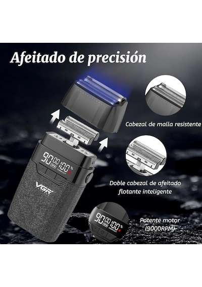 V-6740s3 Profesyonel Kablosuz Saç Ve Sakal Kesme Makinesi 3 İn 1 Tıraş Seti