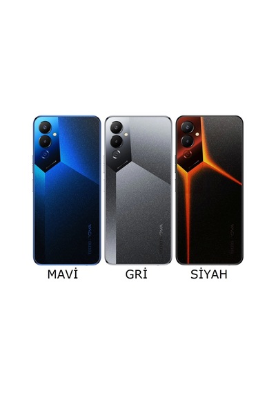 Tecno Pova 4 Lg7n Kasa Arka Kapak Pil Kapağı Siyah