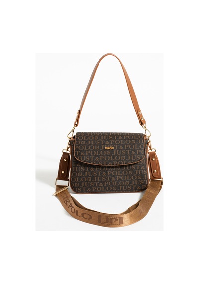Just Polo Kahverengi Taba Yeni Sezon Kolon Askili 4 Bolmeli Kadin Omuz Cantasi 25x15cm Kahverengi - Taba