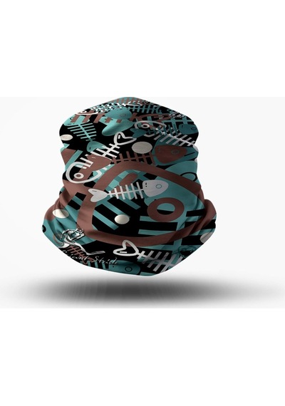 Scuba Tube Fish Bone Green