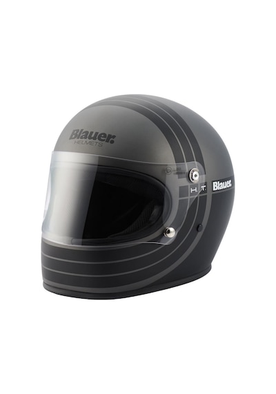 Blauer 80s Kapalı Motosiklet Kaskı Siyah