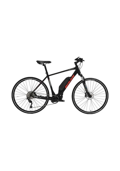 Bisan E-trekkıng Elektrikli Erkek Şehir Bisikleti 48cm Hd 28 Jant 10 Vites Mat Siyah Kırmızı Çok Renkli