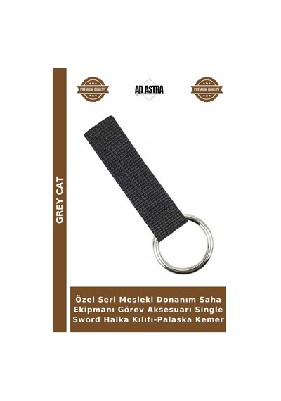 Grey Cat Özel Seri Mesleki Donanım Saha Ekipmanı Görev Aksesuarı Single Sword Halka Kılıfı-palaska Kemer Diğer