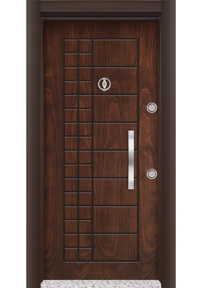 MONO ÇELİK KAPI  MN-1801 SOL Daire Giriş Kapısı, Çelik Kapı