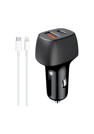 Hızlı Araç Şarj Cihazı 38w Usb Ve Pd Girişli