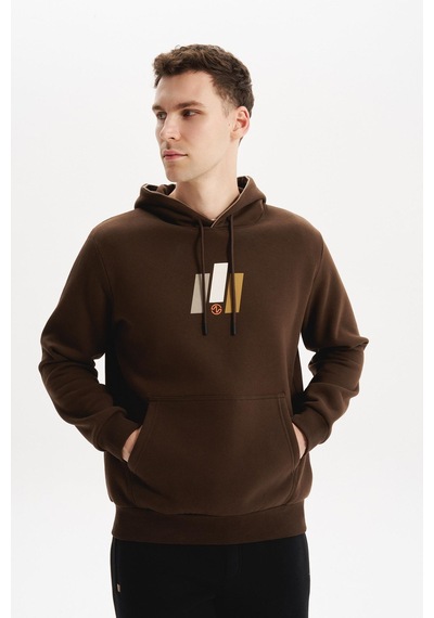 AR-MA Arma Erkek Kapüşonlu Sweatshirt Kanguru Cepli, 3 İplik Şardonlu, Regular Fit, %70 Pamuk %30 Polyester K30254628502 Kahverengi AR-MA Arma Erkek Kapüşonlu Sweatshirt Kanguru Cepli, 3 İplik Şardonlu, Regular Fit, %70 Pamuk %30 Polyester K30254628502 Kahverengi