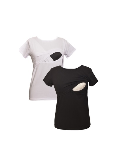 Luvmabelly Myra2501 2516 Emzirme Tshirt Seti-beyaz
