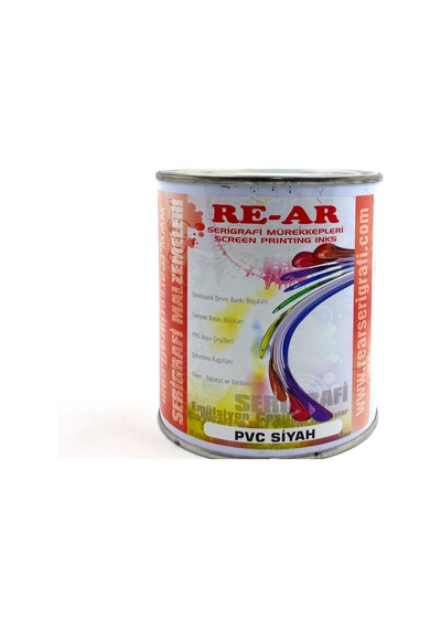 Re-Ar Siyah Serigrafi Baskı Mürekkebi