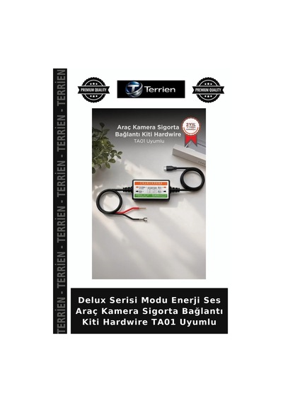 Delux Serisi Modu Enerji Ses Araç Kamera Sigorta Bağlantı Kiti Hardwire Ta01 Uyumlu