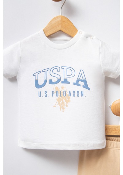 U.S. Polo Assn. Erkek Bebek Beyaz Takım Usb2291-c-v1 Beyaz