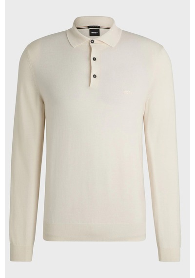 Boss Erkek Polo Yaka Kazak 50476357 131 Ekru Ekru
