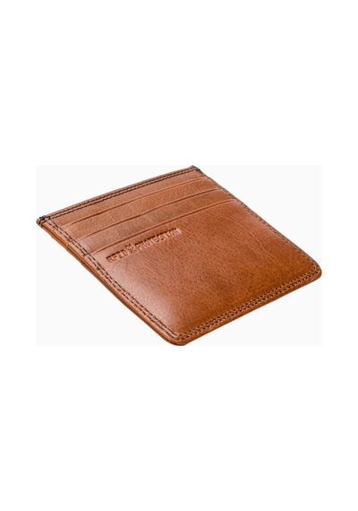Farmhood Memphis Deri Kartlık Rfıd Korumalı 10 Cm Lüks, Minimalist Tasarım Açık Kahverengi