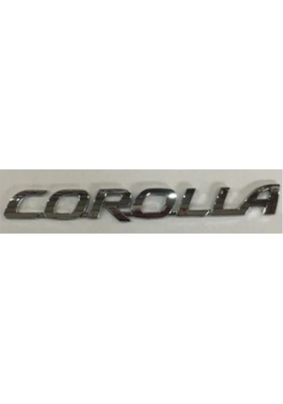 Toyota Corolla Yeni Nesil Yazı & Arma Seti Ikili Paket