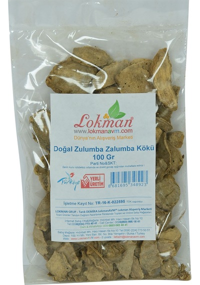Lokman AVM Doğal Zulumba Zalumba Kökü 100 G