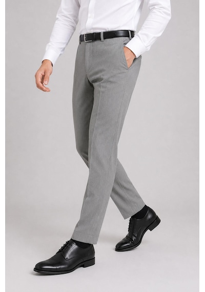 Classics Men Caserta Comfort Fit Likralı Boru Paça Erkek Kumaş Pantolon - 7711 gri