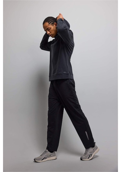 Defacto Standart Fıt Kapüşonlu Sweatshirt Kumaşı Sporcu Sweatshirt F7600ax26spar231 Antrasit-ar231