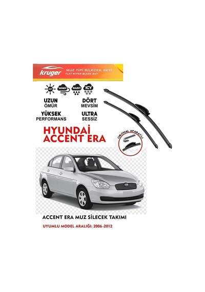 Era Cam Muz Silecek Takımı 1.4 1.5 1.6 Motor Araca Özel Aparat 2006-2012 Arası