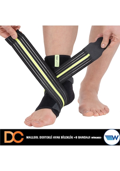 Medikaltec Malleol Destekli Ayak Bilekliği Ve 8 Bandaji