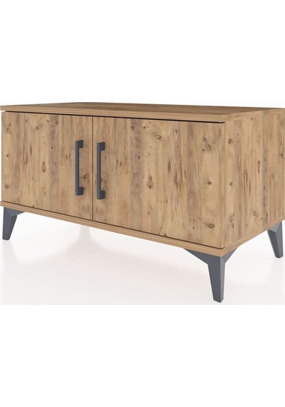 Hyperion Şifonyer Tek Raflı 2 Kapaklı 88x44x48 Çam-çam Çam