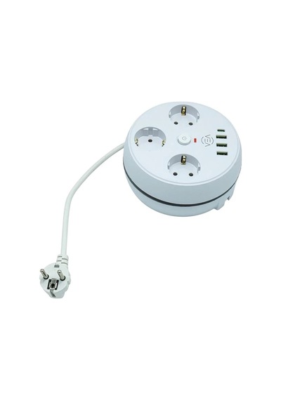 Vea Ve-26583 3'lü 1.5 Metre Kablolu 3 Usb / Type-c Girişli Akım Korumalı Grup Priz 1
