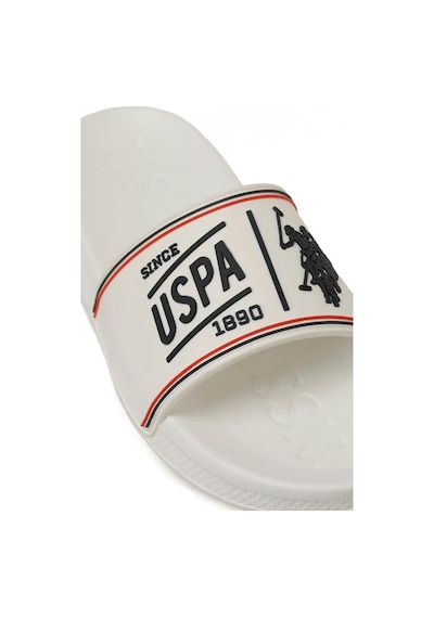 U.S. Polo Assn. U.s.polo Assn Roland 6fx Beyaz Unisex Anatomik Spor Plaj Terliği