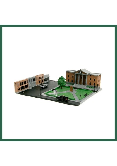 Bezos Geleceğe Dönüş Saat Kulesi Nano Sahnesi Diorama Modellemesi Bzs01