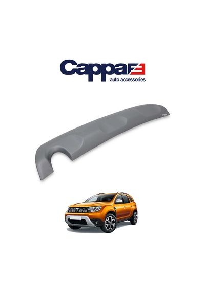 Cappafe Dacia Duster Arka Koruma Difüzör Mat Gri 2018 Ve Üzeri