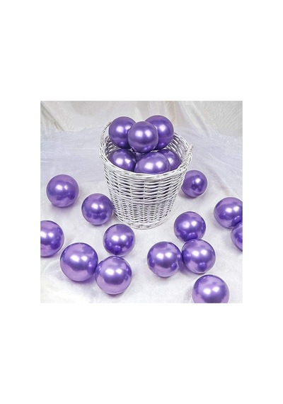 Minik Krom Balon Mor 20 Adet 418