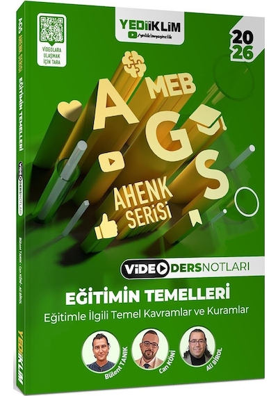 Yediiklim 2026 Meb Ags Ahenk Serisi Eğitimin Temelleri Eğitimle İlgili Temel Kavramlar Ve Kuramlar Video Ders Notları