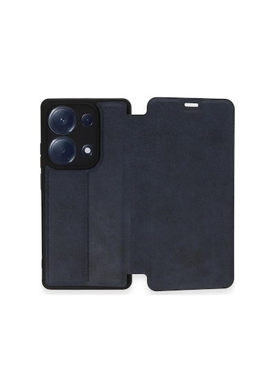Newface - 187 - Xiaomi Redmi Note 13 Pro 4g Kılıf Flip Cover - Csmo-tex - - Lacivert