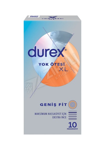 5 Adet Durex Yok Ötesi Xl 10'lu