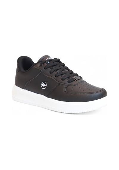 2228-wickers Air Force Modeli Anatomik Tabanlı Üst Kalite Unisex Sneakers Ayakkabı Siyah - Beyaz