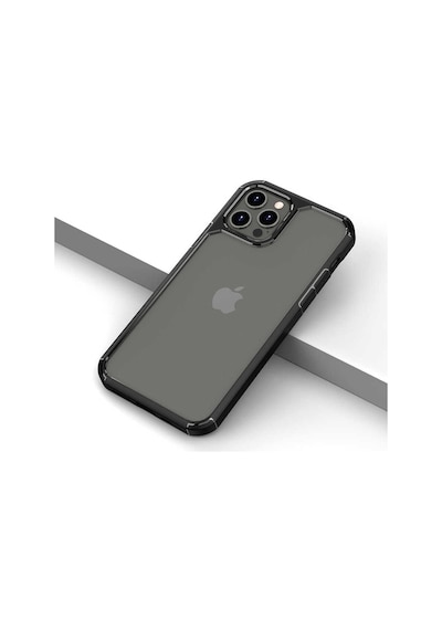 Apple Uyumlu iPhone 12 Pro Max Uyumlu Zore Roll Kılıf-siyah Siyah -