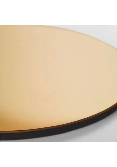 Sumuhome Glattıs Bardak Altlığı Pirinç Rengi 8.5 Cm 6 Adet Altın