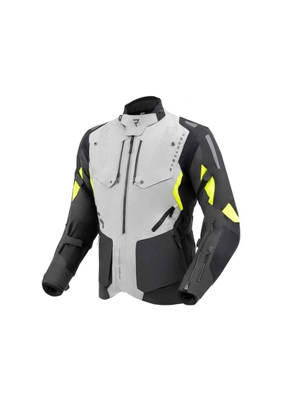 Rebelhorn Hiker Iv Lady Kadın Motosiklet Montu Siyah - Gri - Sarı