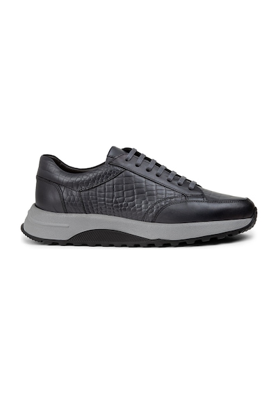 Deery Hakiki Deri Gri Erkek Sneaker Ayakkabı - 01984Mgrıe01 Gri