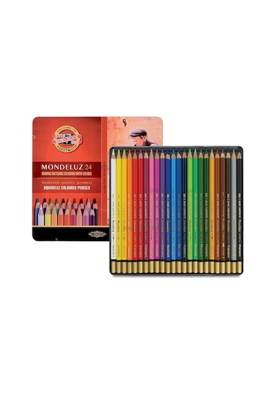 Koh-I-Noor Mondeluz Aquarell Sulu Boya Kalem Seti 24Lü 3724