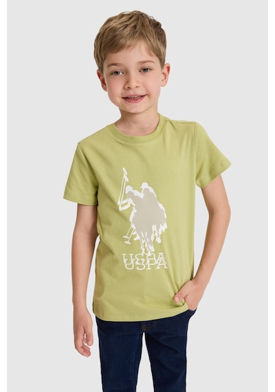 U.s. Polo Assn. Erkek Çocuk Çağla Tişört 50325605-vr016 Cagla
