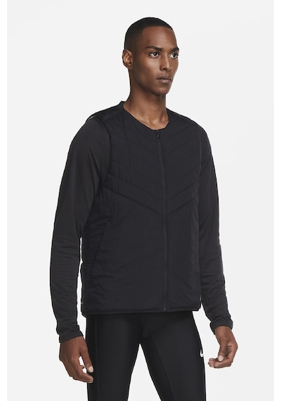 Nike Aerolayer Thermore Packable Garment Toparlanır Koşu Yeleği Siyah