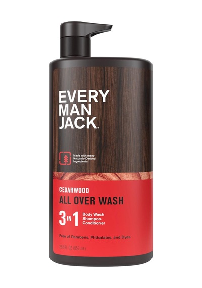 Every Man Jack Cedarwood 3 Ü 1 Arada Şampuan Saç Kremi Ve Duş Jeli 852ml Tüm Saç Tipleri