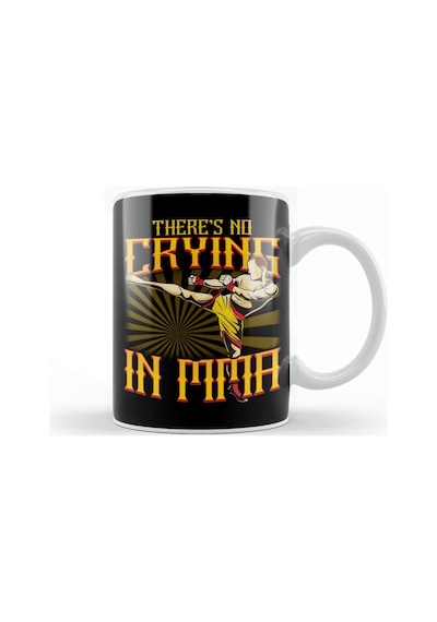 Funny There S No Crying İn Mma Mixed Martial Arts Kupa Bardak Porselen Karışık
