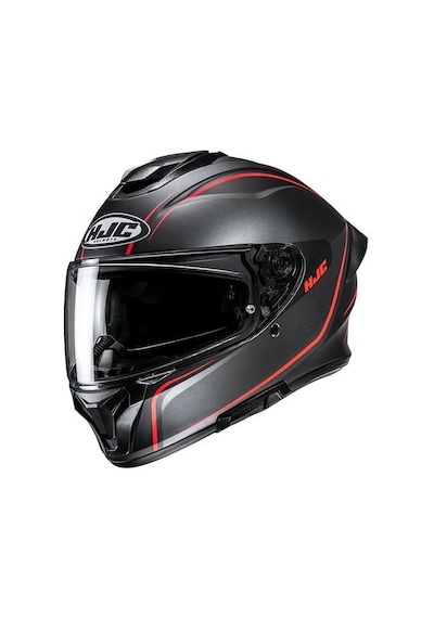 Hjc C71 Quez Mc1sf Kapalı Motosiklet Kaskı Siyah Kırmızı Diğer