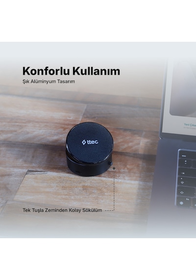Easydash Pro M Magsafe Uyumlu Telefon Tutucu 2tt40 Smarthold Teknolojisi Ile Otomatik Vakumlama Siyah