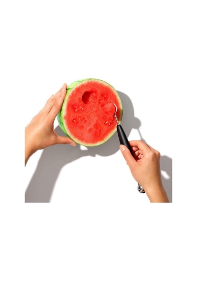 Oxo Good Grips Paslanmaz Çelik Kavun Kesicisi, Siyah/gümüş Diğer