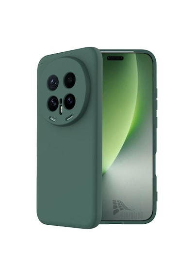 Honor Magic 8 Pro Uyumlu Silikon Kılıf - Pastel Renk Tonu Kamera Korumalı Esnek Kapak - Yeşil Yeşil